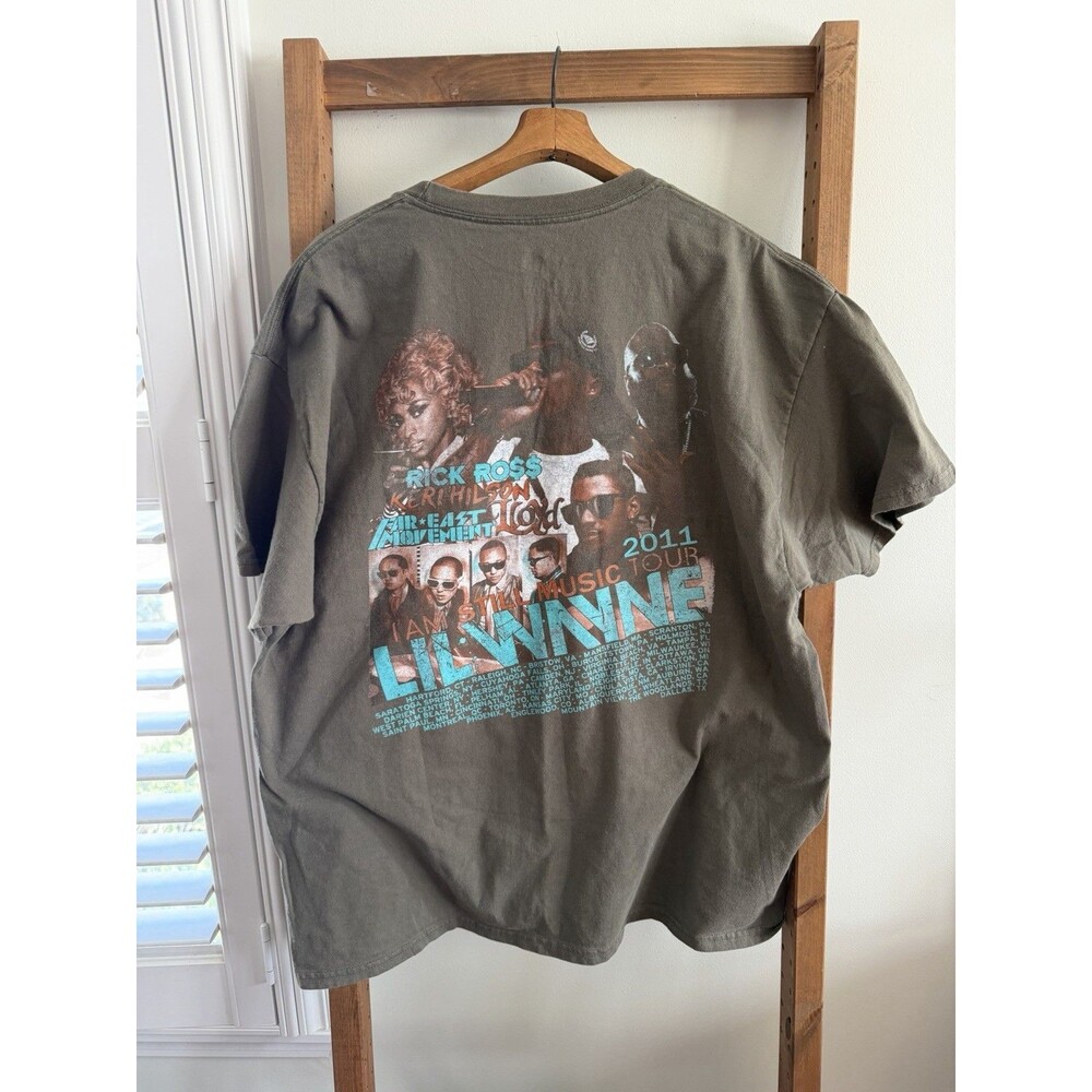 VTG Lil Wayne I'm Still Music 2011 Tour Concert T Shirt Men’s (XL) Weezy Hip-Hop - Picture 2 of 3